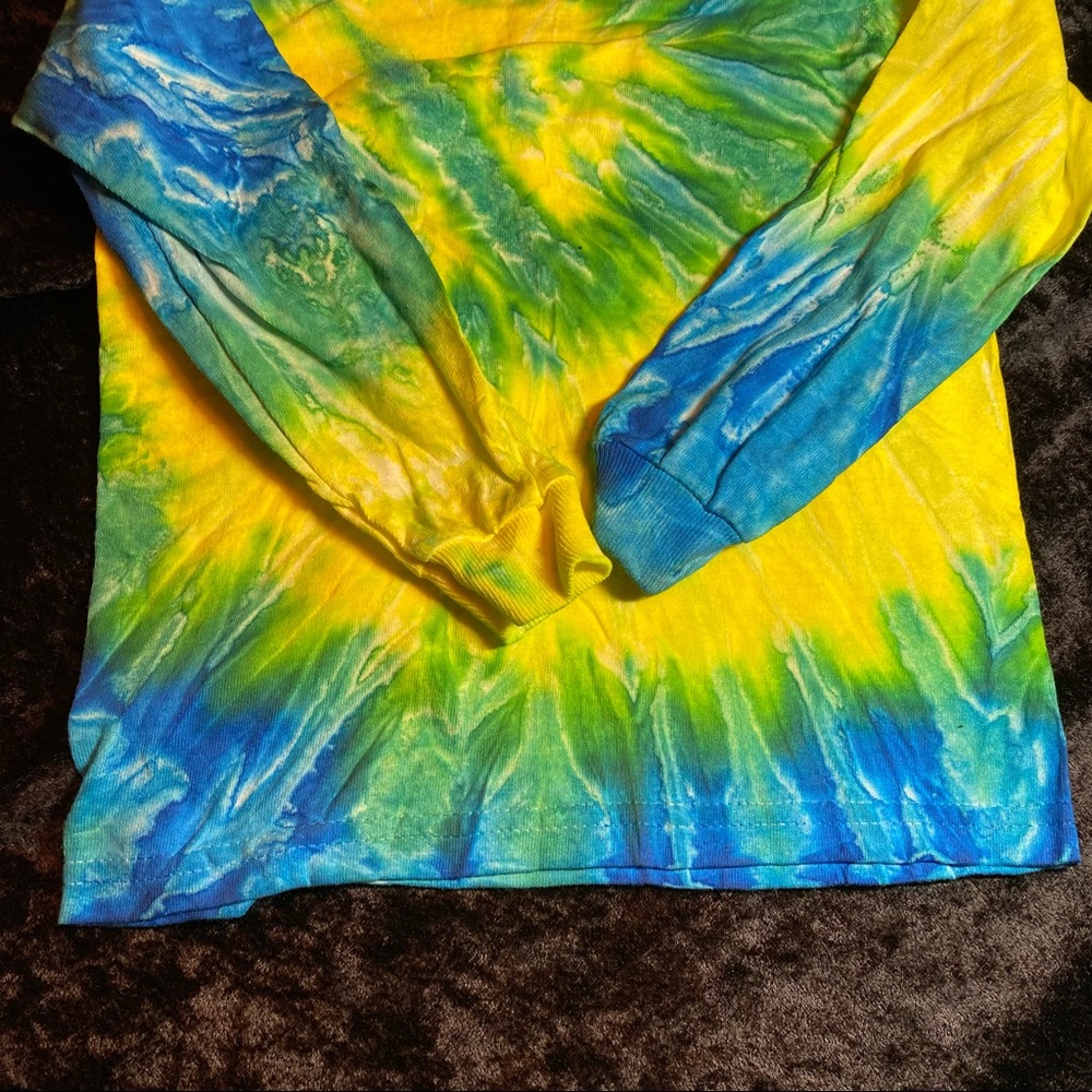 Tie Dyed tee shirt unisex youth XS - Picture 3 of 6